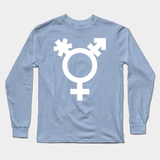 Trans and Proud (white) Long Sleeve T-Shirt